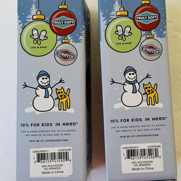 LIFE IS GOOD Men's 2 Pair Boxer Briefs NIB Size L - Picture 4 of 4